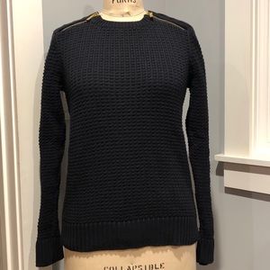 Michael Michael Kors Knitted Sweater Navy Blue- M